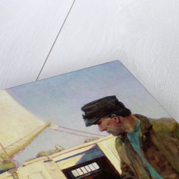 He Watched Me as a Cat Watches a Mouse by Howard Pyle