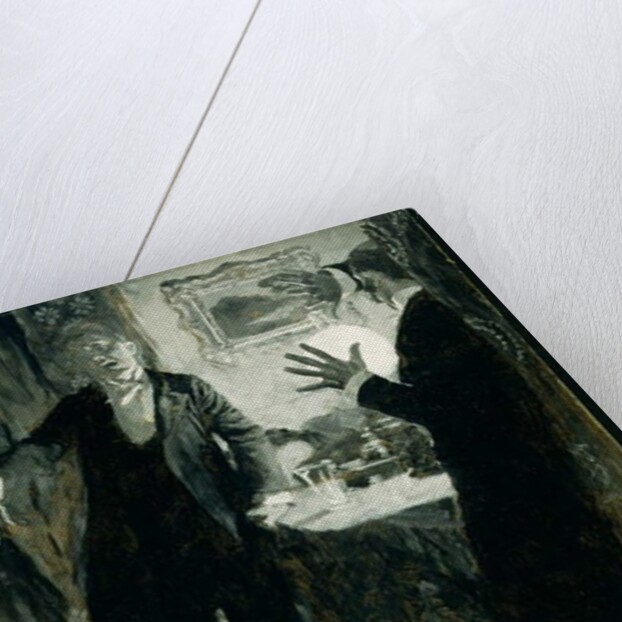 He Put the Glass to his Lips and Drank at one Gulp by Howard Pyle