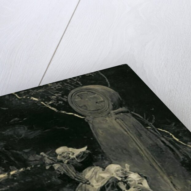 Breton Peasants at a Wayside Cross by Howard Pyle