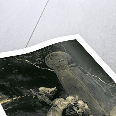 Breton Peasants at a Wayside Cross by Howard Pyle