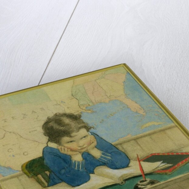 Cover illustration for Good Housekeeping magazine, October 1928 by Jessie Willcox Smith