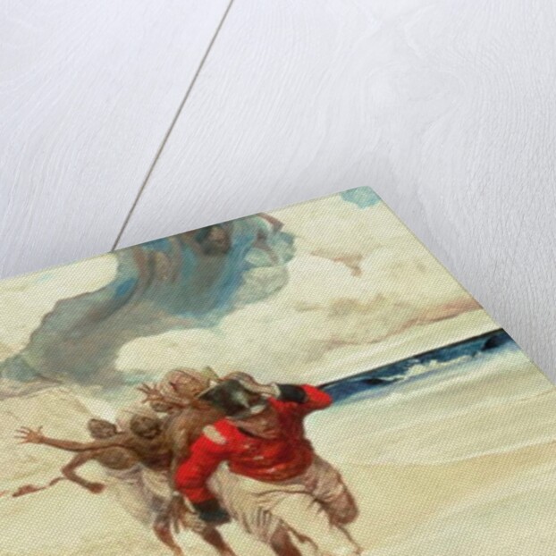 We Started to Run Back to the Raft for our Lives by Howard Pyle