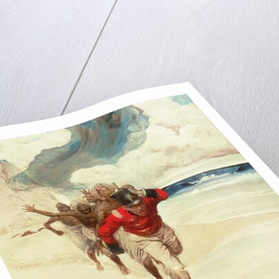 We Started to Run Back to the Raft for our Lives by Howard Pyle