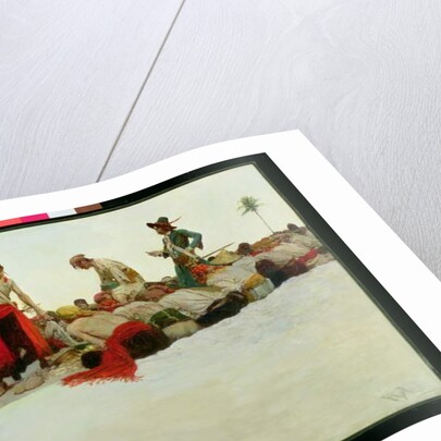 So the Treasure was Divided, 1905 by Howard Pyle