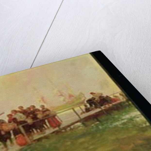 The Landing of Carteret in New Jersey by Howard Pyle