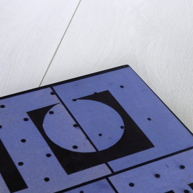 Collage, Blue Mercato, 2004 by George Dannatt