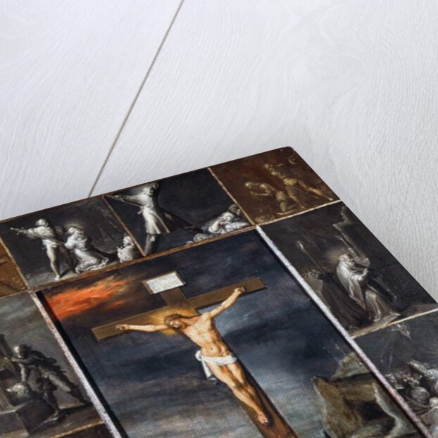 The Crucified Christ Enframed with Scenes of Martyrdom of the Apostles by Frans II the Younger Francken