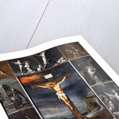 The Crucified Christ Enframed with Scenes of Martyrdom of the Apostles by Frans II the Younger Francken