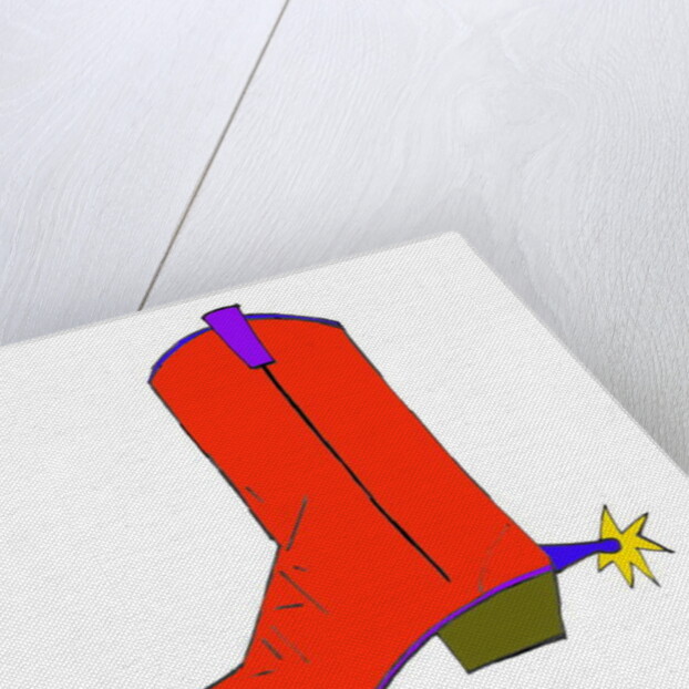 Cowboy Boot, 2017 by Daisy de Villeneuve