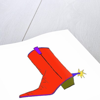 Cowboy Boot, 2017 by Daisy de Villeneuve