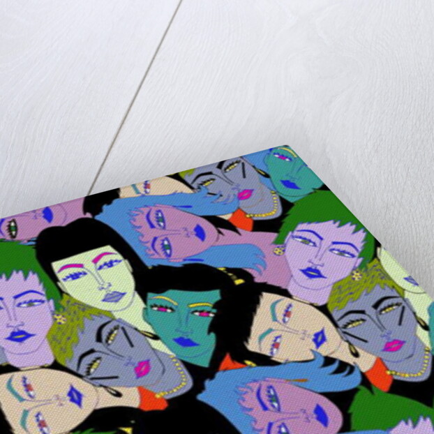 Faces Repeated, 2017 by Daisy de Villeneuve