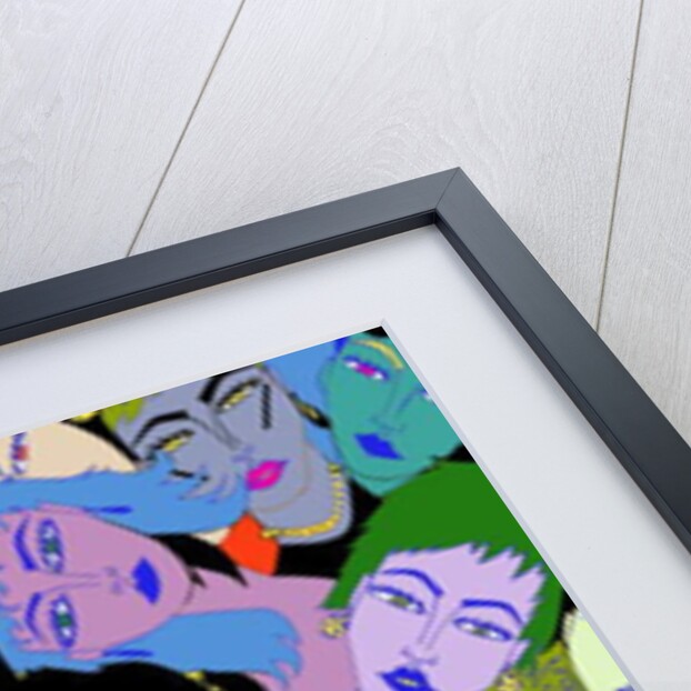 Faces Repeated, 2017 by Daisy de Villeneuve