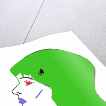 Green Head, 2017 by Daisy de Villeneuve