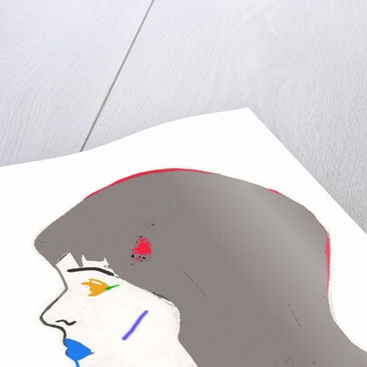 Grey Head, 2017 by Daisy de Villeneuve