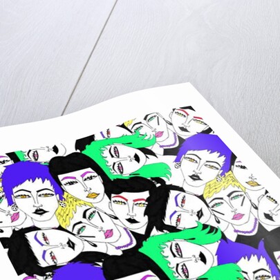 More Faces, 2017 by Daisy de Villeneuve