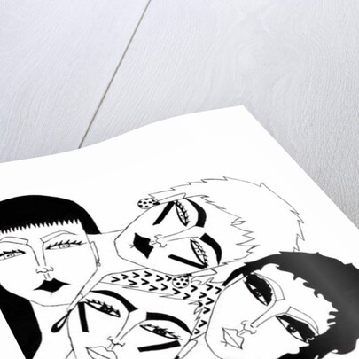 Faces, 2017 by Daisy de Villeneuve