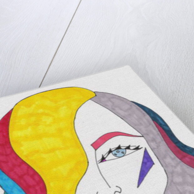 Rainbow Hair, 2017 by Daisy de Villeneuve