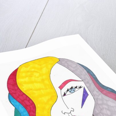 Rainbow Hair, 2017 by Daisy de Villeneuve