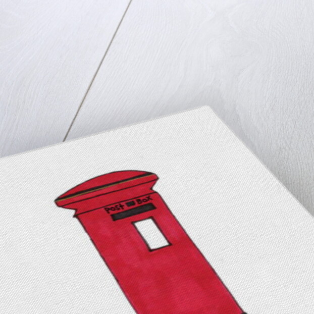 Red Postbox, 2017 by Daisy de Villeneuve