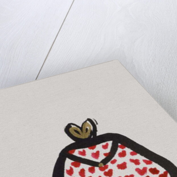 Red Spotty Purse, 2017 by Daisy de Villeneuve