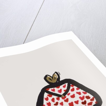 Red Spotty Purse, 2017 by Daisy de Villeneuve