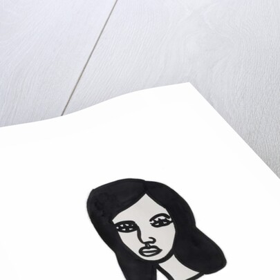 Dark Haired Girl by Daisy de Villeneuve