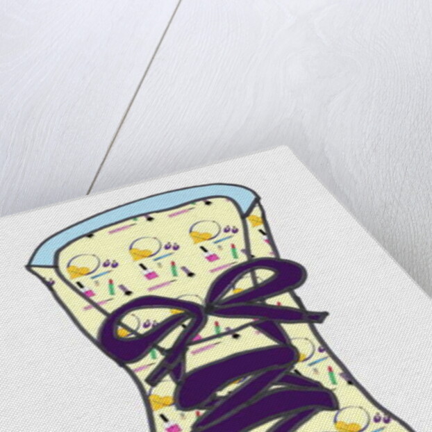 Sneaker 1 (pen on paper and photoshop by Daisy de Villeneuve