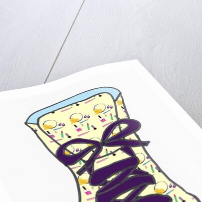 Sneaker 1 (pen on paper and photoshop by Daisy de Villeneuve