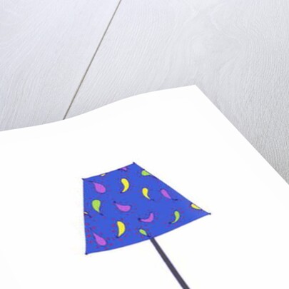 Standing Lamp Blue Shade by Daisy de Villeneuve