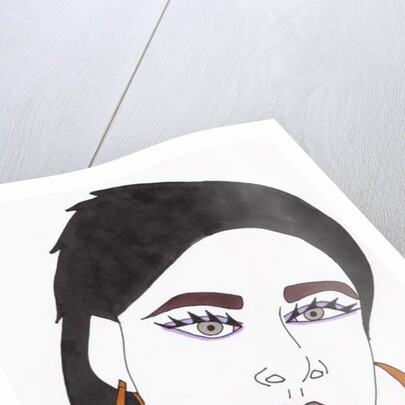 Black Haired Girl by Daisy de Villeneuve