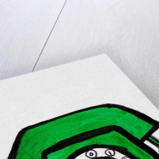 Green Telephone by Daisy de Villeneuve