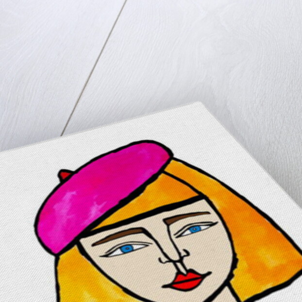 Girl with Beret by Daisy de Villeneuve