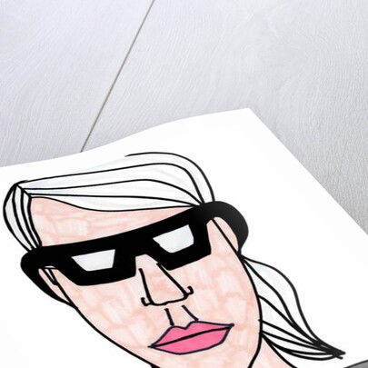 Karl Lagerfeld by Daisy de Villeneuve