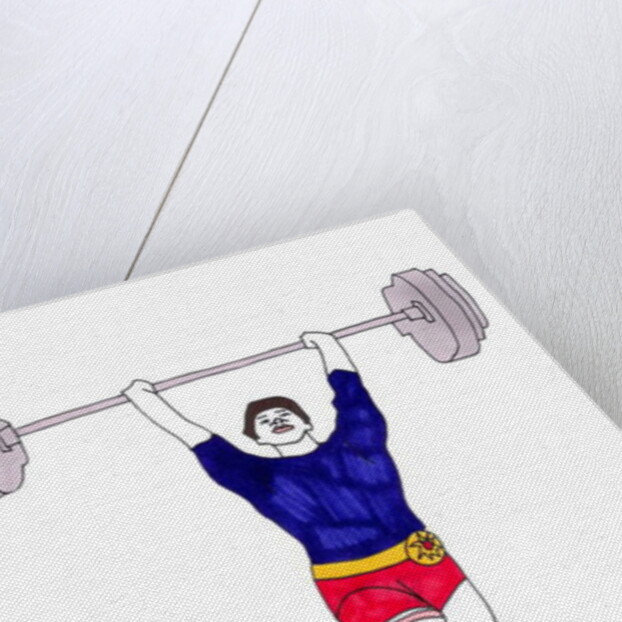 Weight Lifter by Daisy de Villeneuve