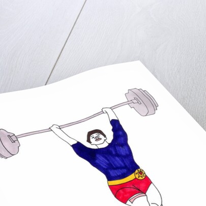 Weight Lifter by Daisy de Villeneuve