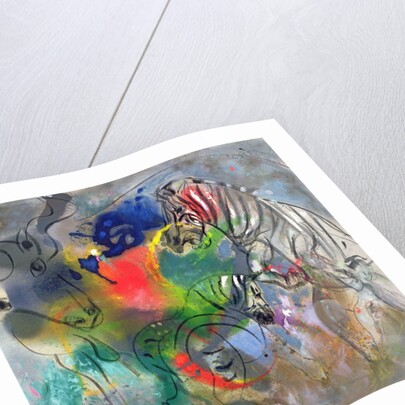 Zebra Mares, 1988 by Jane Deakin