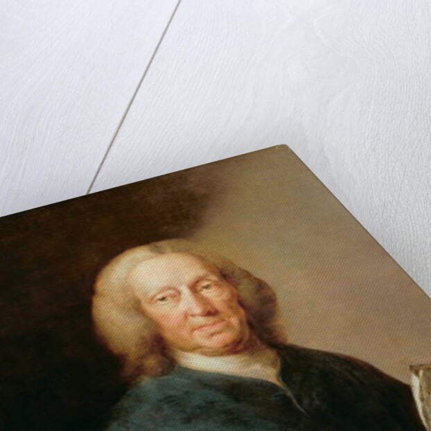 Portrait of Richard Leveridge, bass vocalist by Thomas Frye