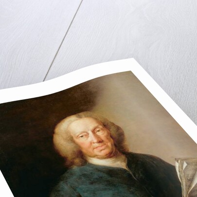 Portrait of Richard Leveridge, bass vocalist by Thomas Frye