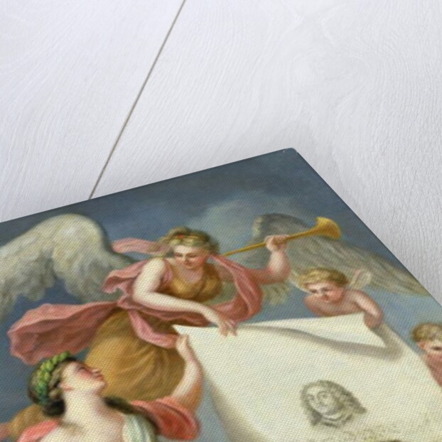 Allegorical study for a memorial print of Handel by Giovanni Battista Cipriani