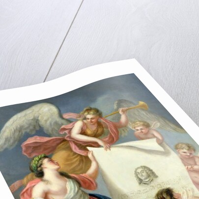 Allegorical study for a memorial print of Handel by Giovanni Battista Cipriani