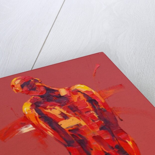 Simon Carries the Cross of Jesus - Station 5, 2005 by Penny Warden