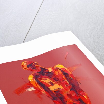 Simon Carries the Cross of Jesus - Station 5, 2005 by Penny Warden