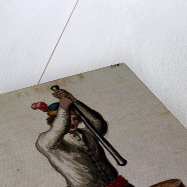 Processing of treacle from the 'Illustrated book of Venetian Costumes' by Jan van Grevenbroeck