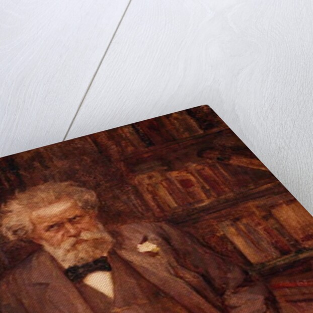 Portrait of the Italian poet Giosue' Carducci, by Alessandro Milesi by Alessandro Milesi