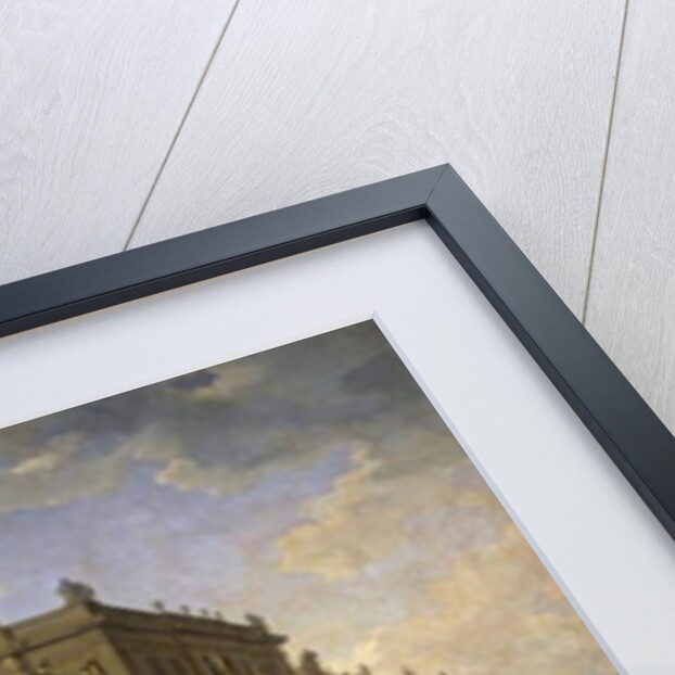 View of the Castle of Rivoli, 1723, by Giovanni Paolo Pannini by Giovanni Paolo Pannini or Panini