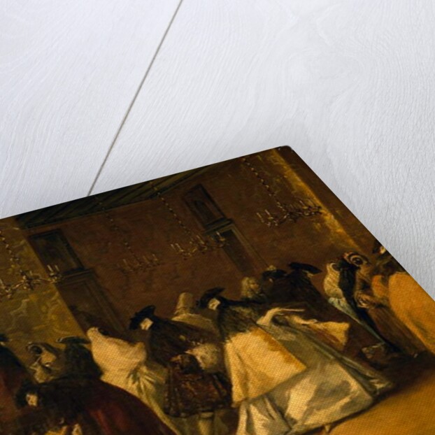 Il ridotto, 1755 by Francesco Guardi