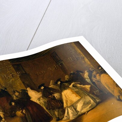 Il ridotto, 1755 by Francesco Guardi