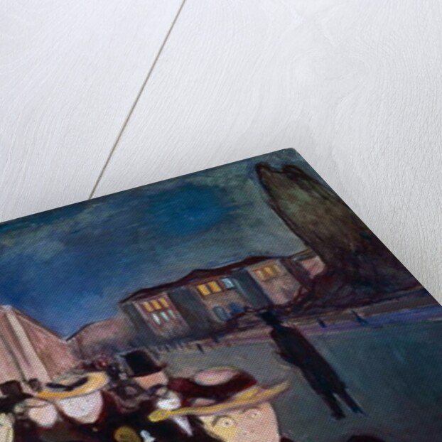 Evening on Karl Johan, 1892 by Edvard Munch