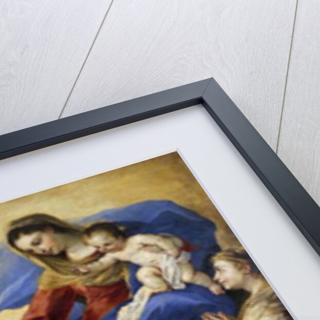 Our Lady of the Rosary, 1657, by Luca Giordano by Luca Giordano