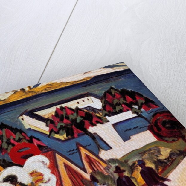 View of Lake Constance at Kreuzlingen, 1917 by Ernst Ludwig Kirchner